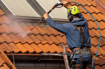 Démoussage et hydrofuge de toiture à Eyzahut
